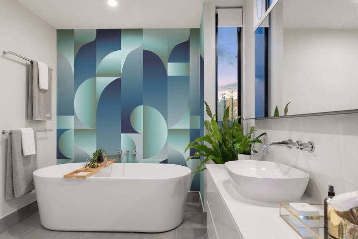 Parete's Swinger From the ’60s wallpaper revisits swinging London with its mod geometrics and ...