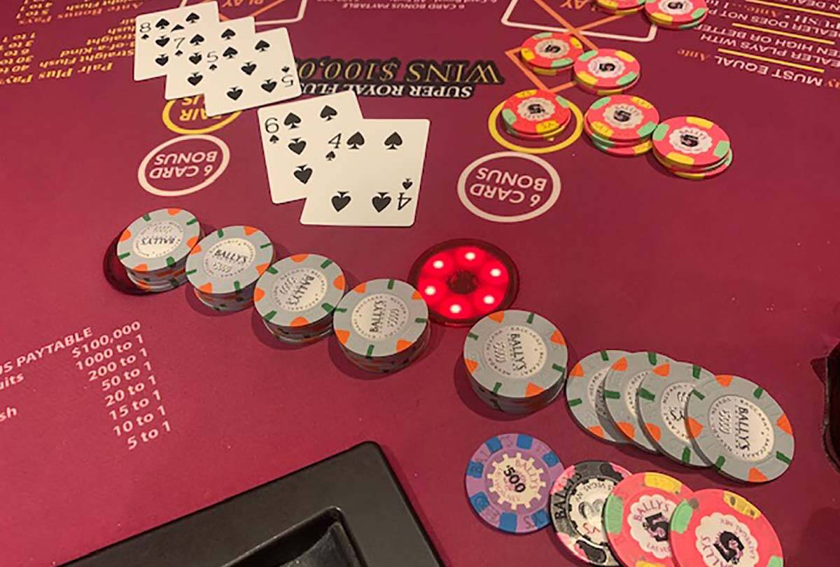 Denise Brewer, a visitor from Colorado, won more than $145,000 on Sunday at Bally's. (Allied Ma ...