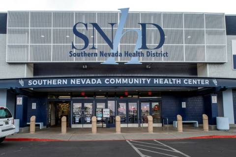 The Southern Nevada Health District on Thursday, Dec. 9, 2021, in Las Vegas. (L.E. Baskow/Las V ...