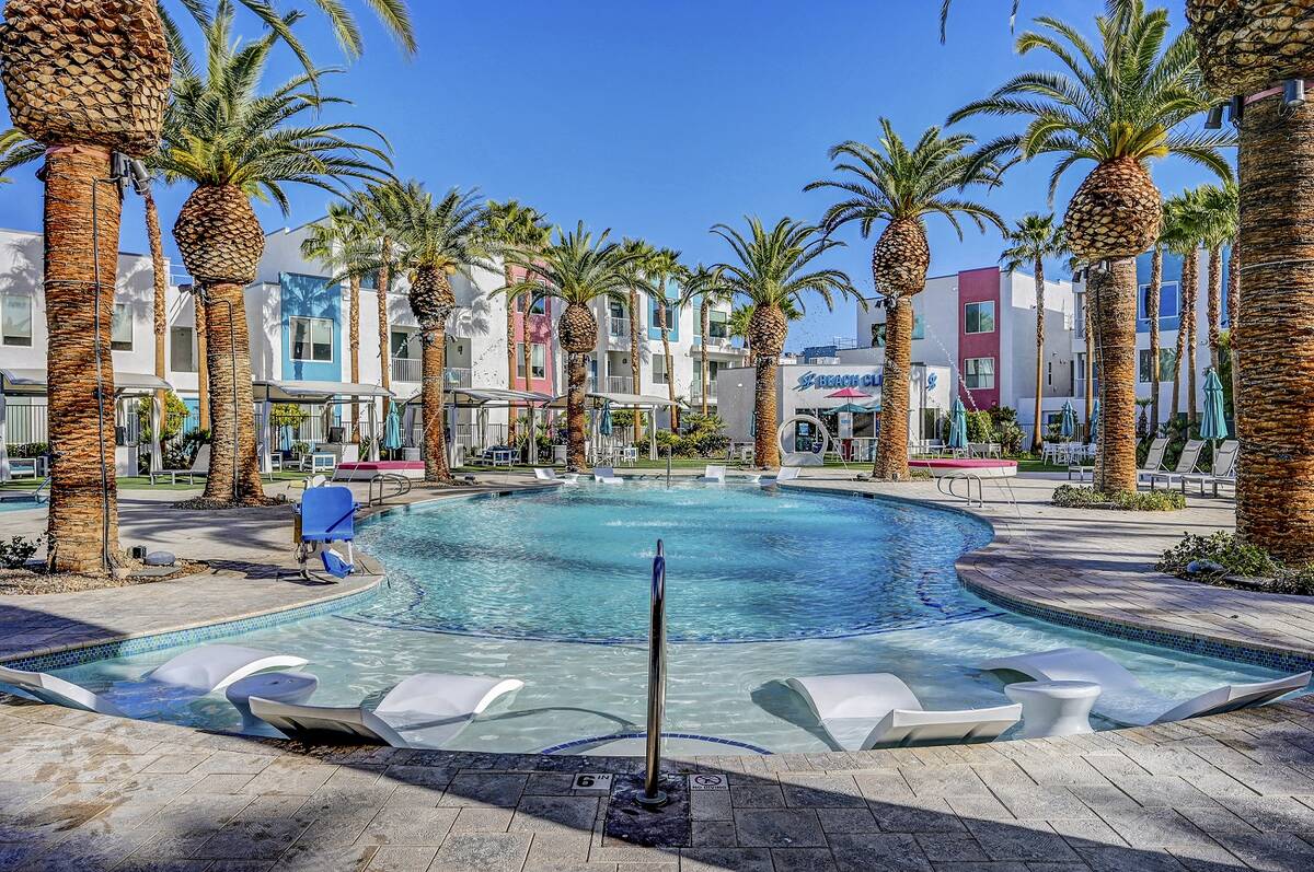 Las Vegas apartment complex South Beach, seen here, recently sold for $97.5 million. (Cushman & ...