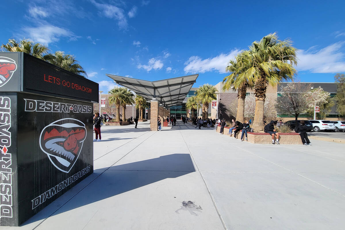 Desert Oasis High School (Ricardo Torres-Cortez/Las Vegas Review-Journal)