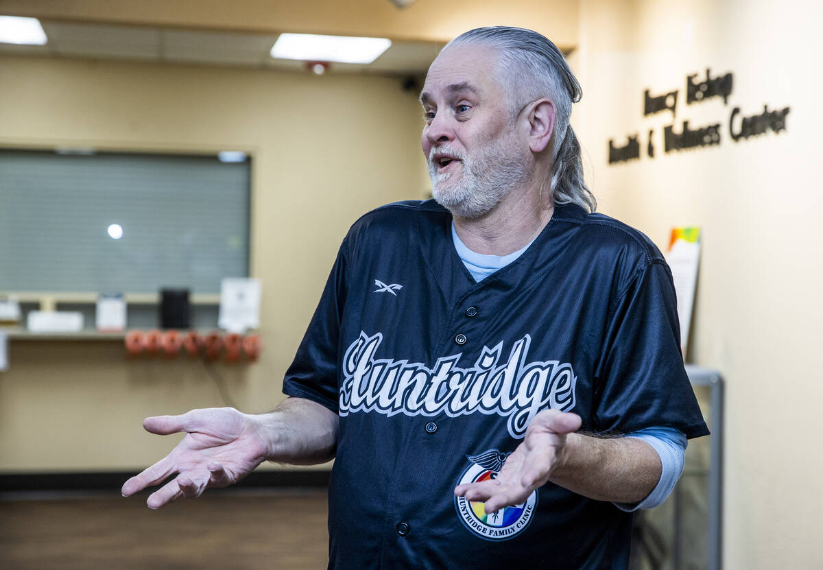 Founder and operator Rob Phoenix of the Huntridge Family Clinic talks about their mission. (L.E ...