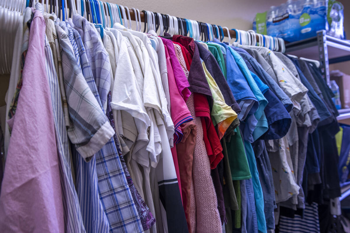 The Huntridge Family Clinic keeps clothing on hand for clients in need. (L.E. Baskow/Las Vegas ...