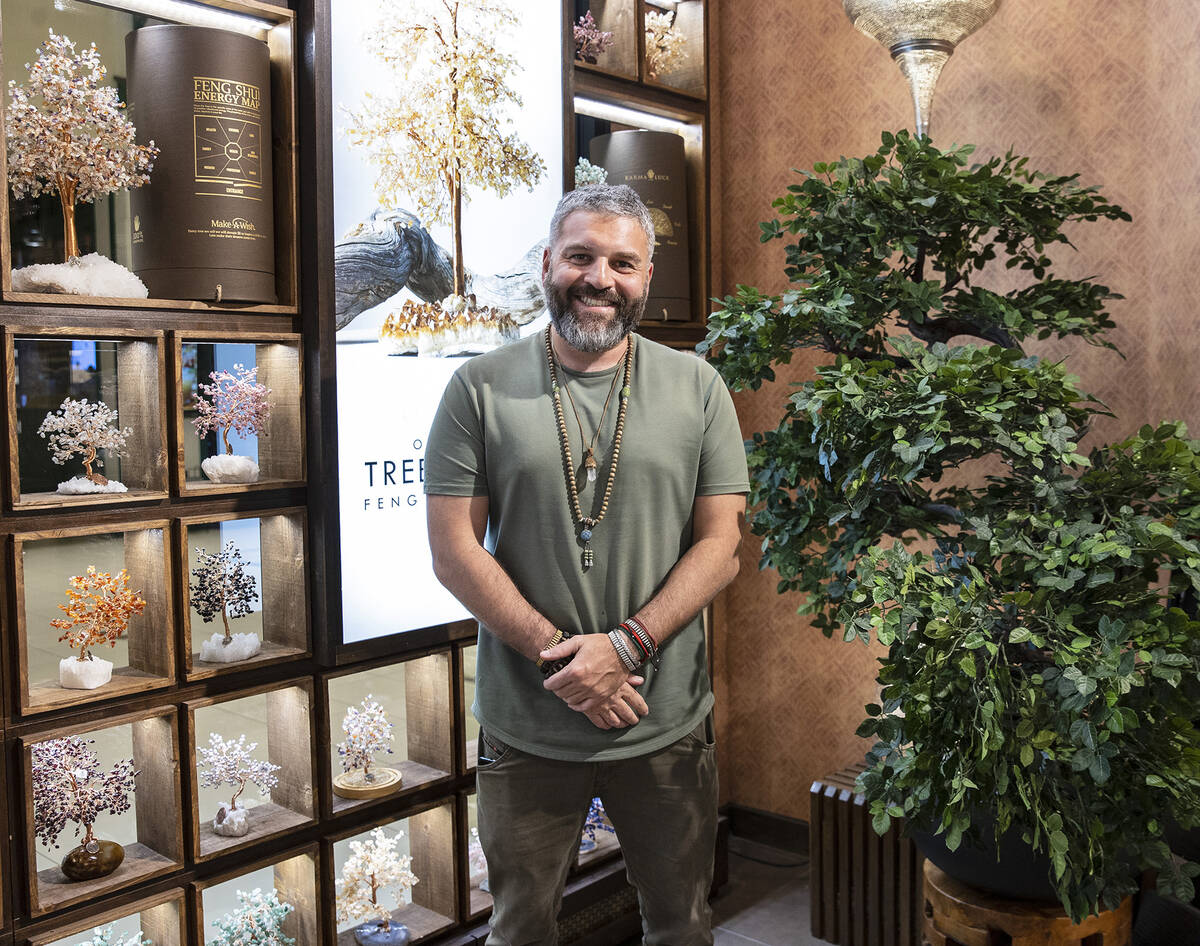 Vladi Bergman, founder and CEO of Karma and Luck poses for a photo at his retail store on Thurs ...