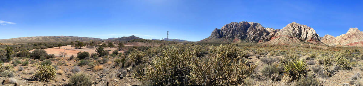 Ground clearing and landscaping work has begun for The Reserve at Red Rock Canyon, a luxury hou ...