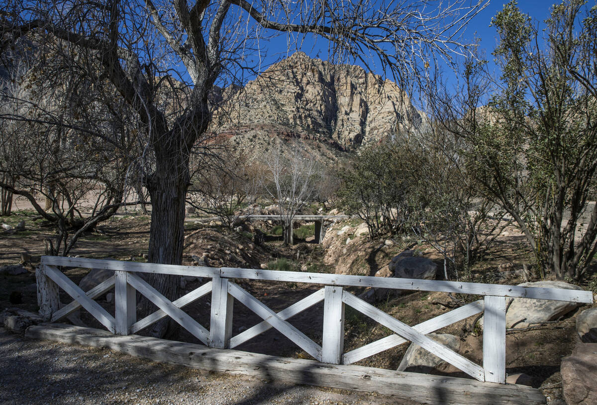 Some paths and landscaping work is taking place for The Reserve at Red Rock Canyon, a luxury ho ...