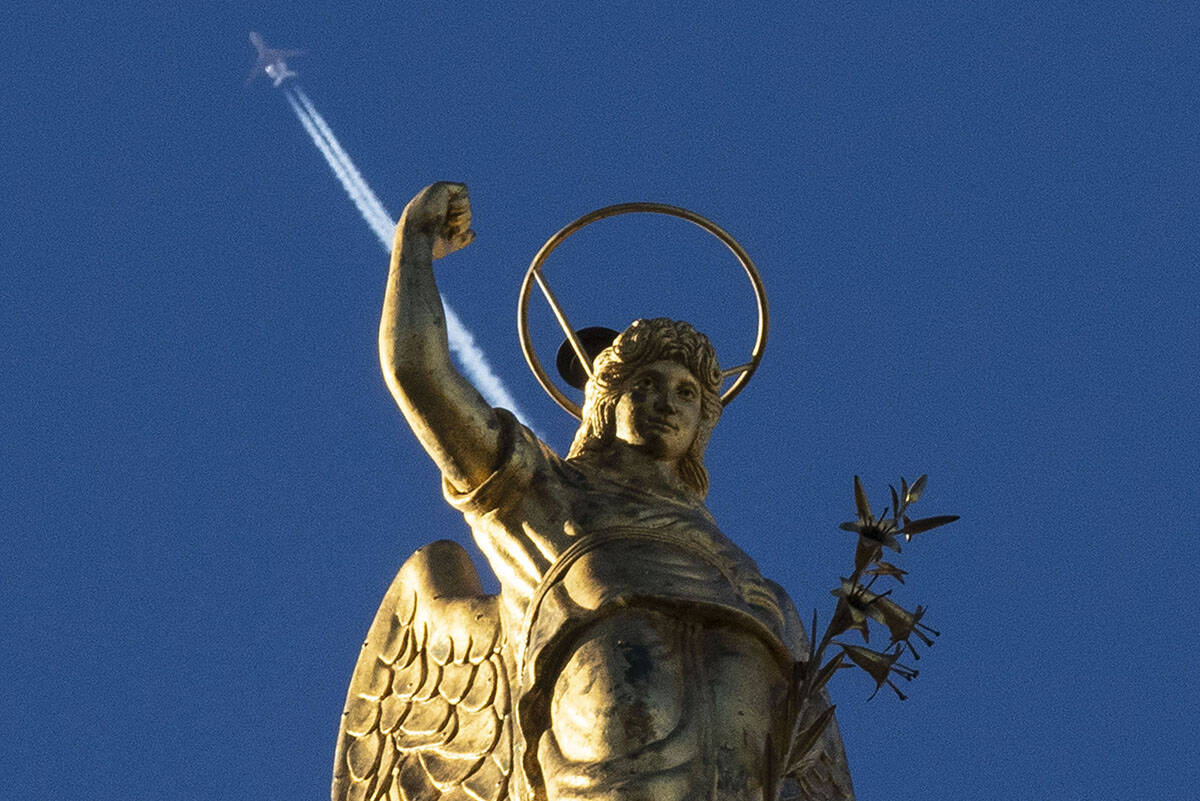 A Las Vegas Valley high temperature near 72 is forecast for Monday, March 14, 2022, according t ...