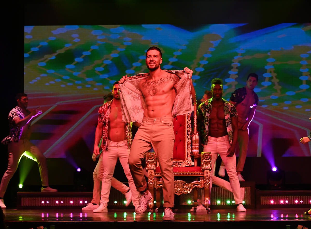 Actor Vinny Guadagnino hosts Chippendales and celebrates the show's 20th Anniversary at Rio All ...