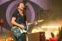 In this June 11, 2016, file photo, Eddie Vedder of Pearl Jam performs at Bonnaroo Music and Art ...