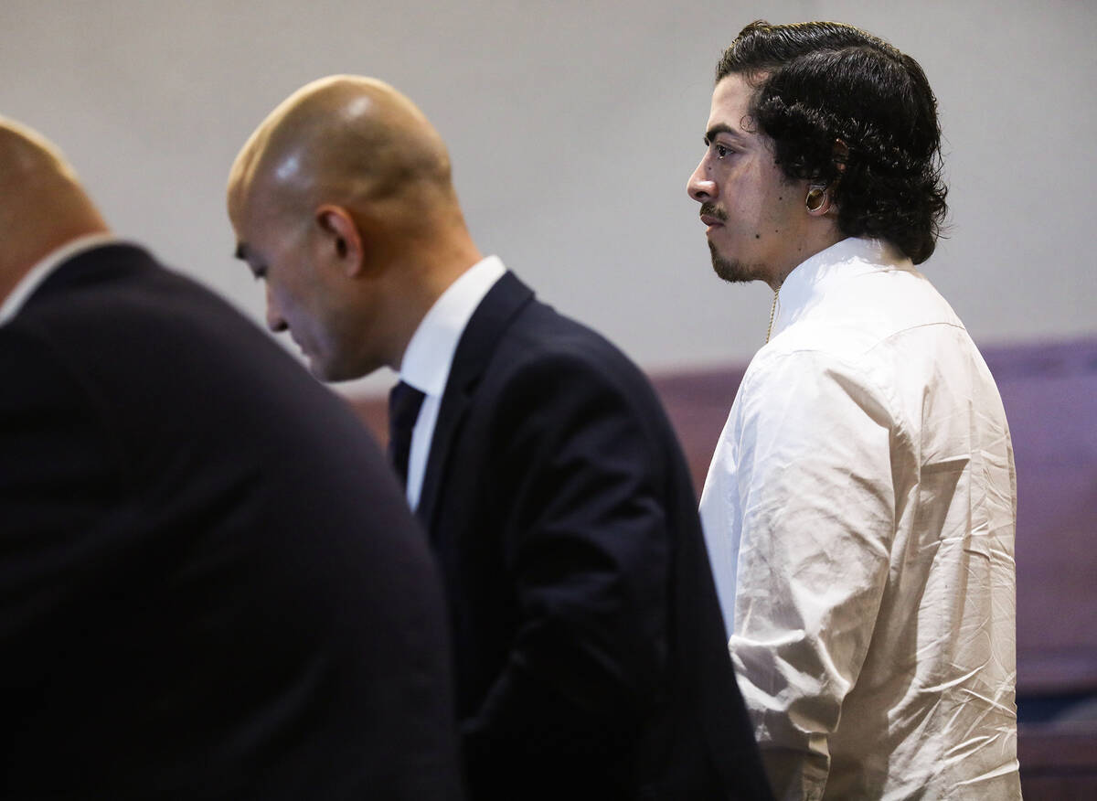 Edward Romero-Cordero at his preliminary hearing where he is charged with second-degree murder ...