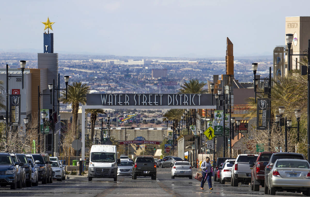South Water Street is bustling with activity and new development on Wednesday, March 16, 2022, ...