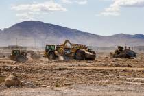 Earth is beginning to be moved as construction begins for the new West Henderson Hospital on We ...