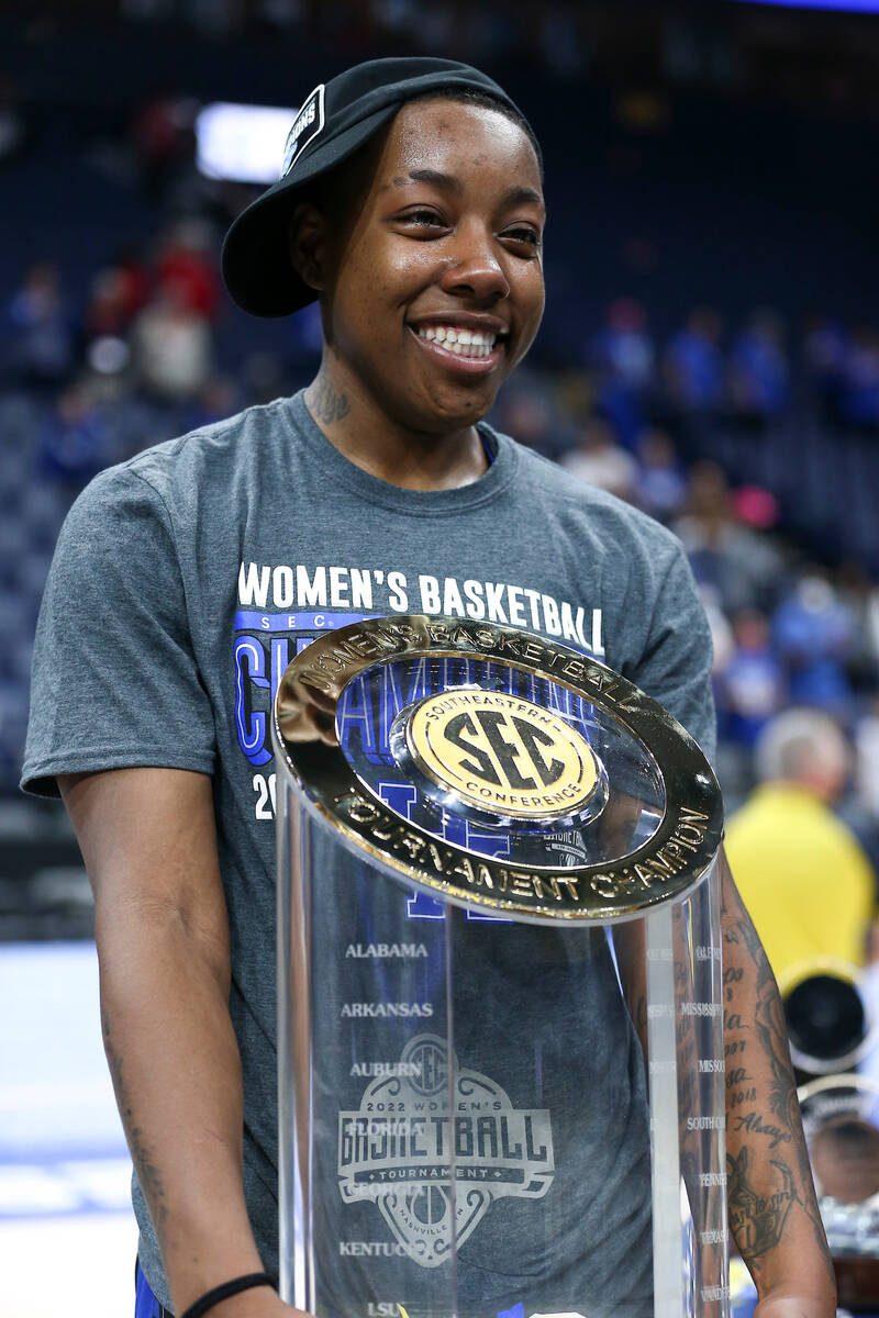 Dre’Una Edwards. Kentucky beats South Carolina 64-62 and becomes SEC Champions. Photo ...