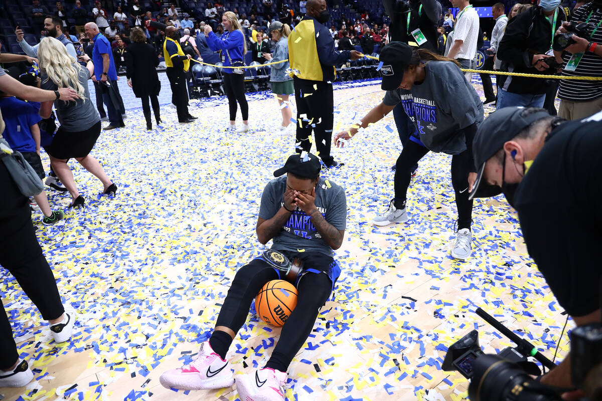 Celebration. Kentucky beats South Carolina 64-62 to become SEC Champions. Photo by Eddie Just ...