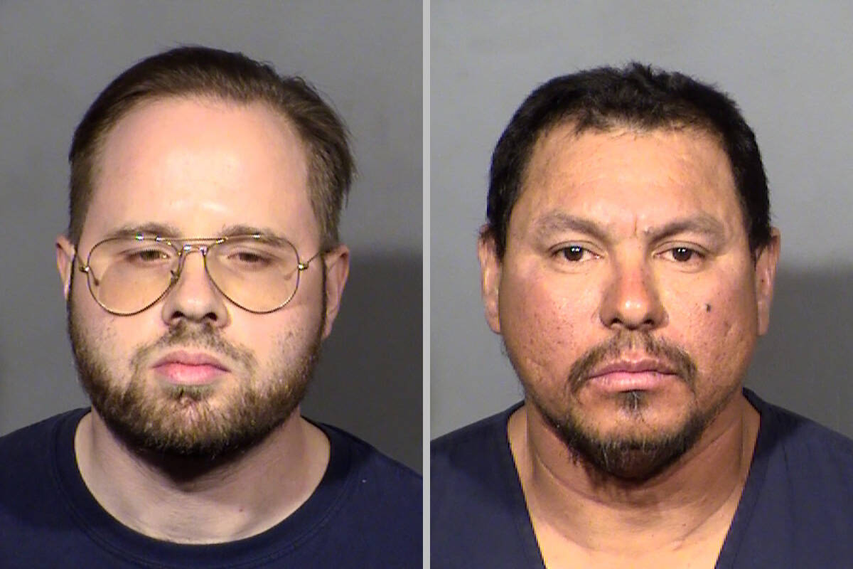 Joshau Eshe, left, and Juan Andino (Las Vegas Metropolitan Police Department)