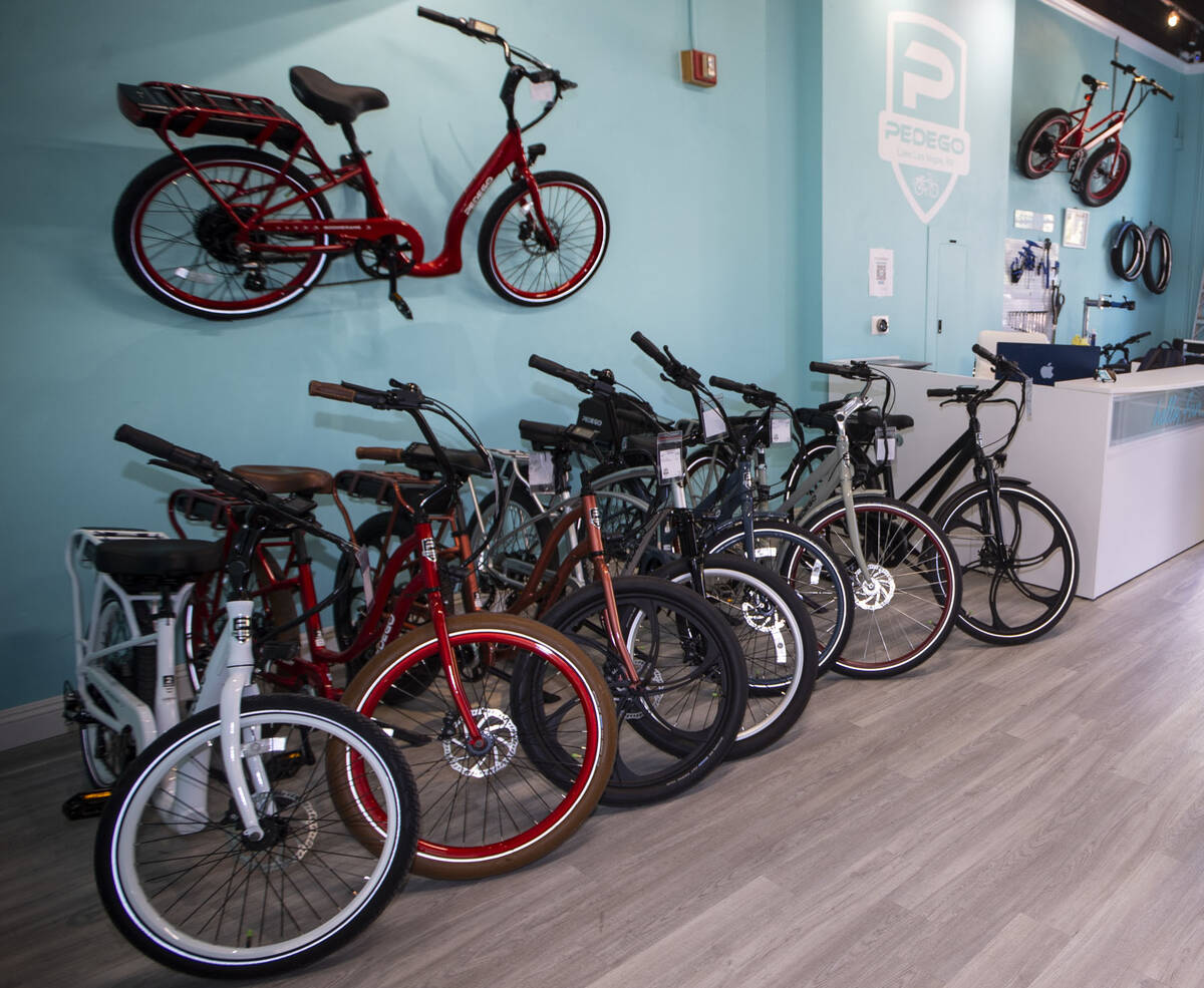 Uil Voorouder Terminal The interior of the Pedego Electric Bikes Lake Las Vegas shop in Henderson  is seen on Wednesday … | Las Vegas Review-Journal