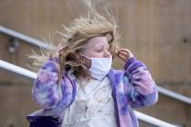 Winds are expected to gust to around 30 mph on Saturday, March 19, 2022, according to the Natio ...