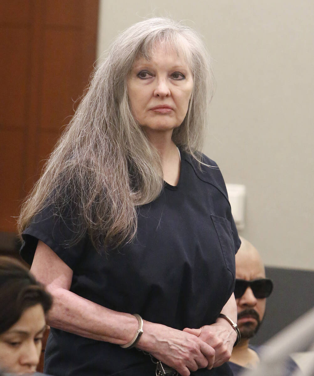 Linda Cooney appears in court at the Regional Justice Center on May 31, 2017, in Las Vegas. She ...