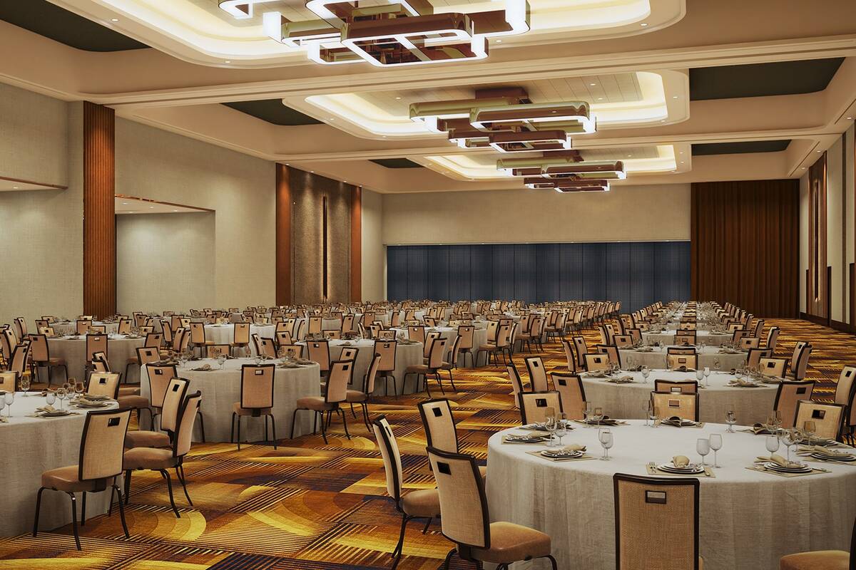A rendering of Circa's planned Galaxy Ballroom on the third floor of the downtown resort. (Cour ...