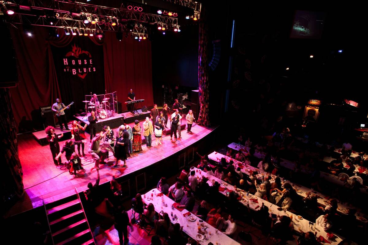 A scene from Gospel Brunch at House of Blues is shown in this undated photo. The Sunday showcas ...