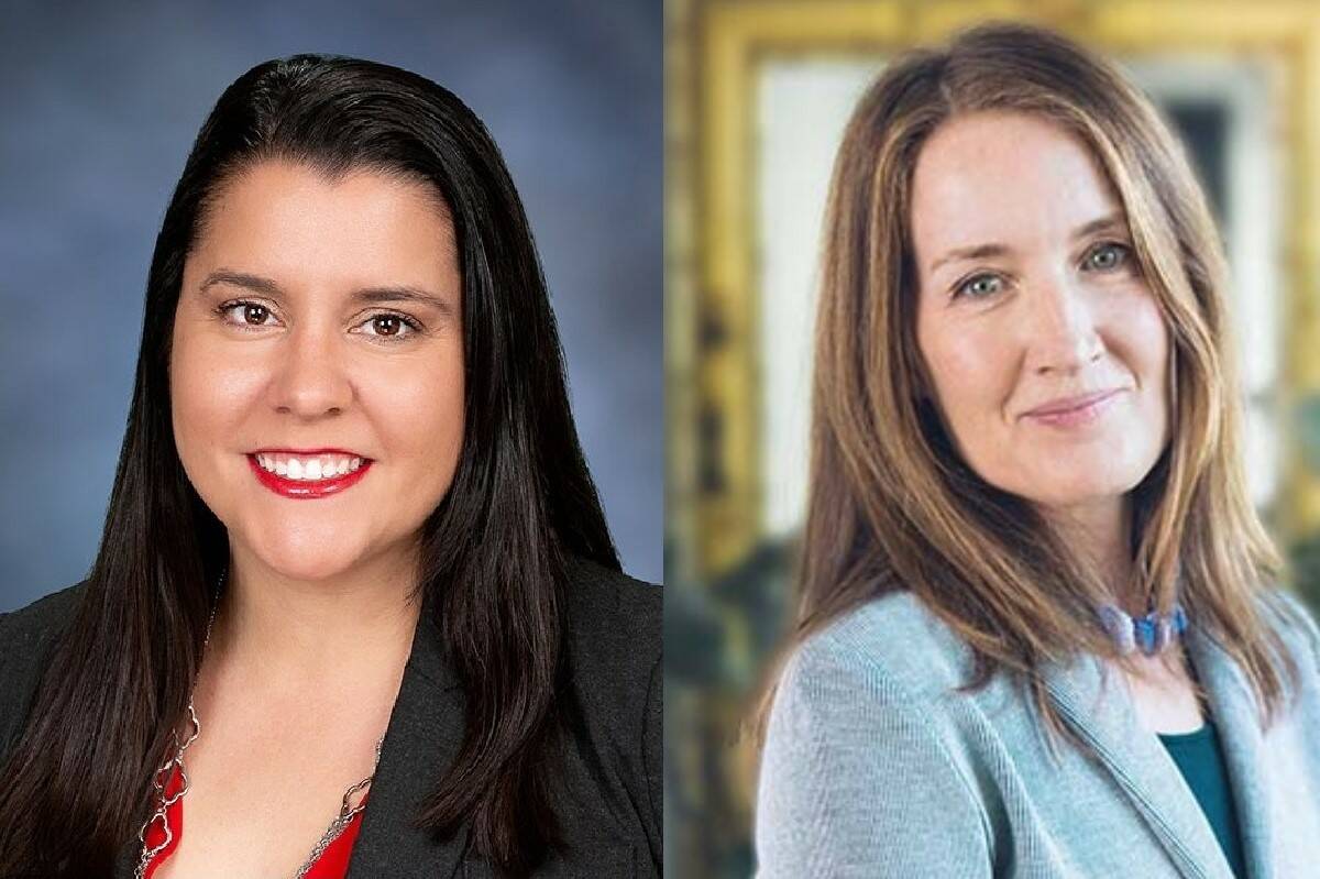 Cristina Silva, left, and Anne Traum (courtesy and UNLV Boyd School of Law)