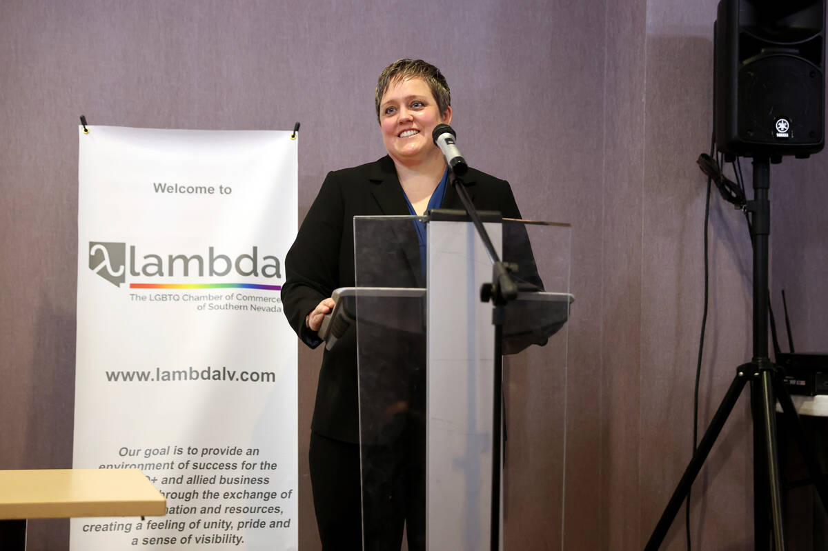 Clark County District Judge Tara Clark Newberry during the Lambda Business Association Women's ...