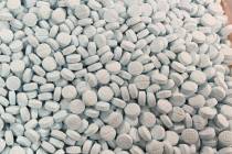 This 2017 file photo shows fentanyl pills. (Drug Enforcement Administration via AP)