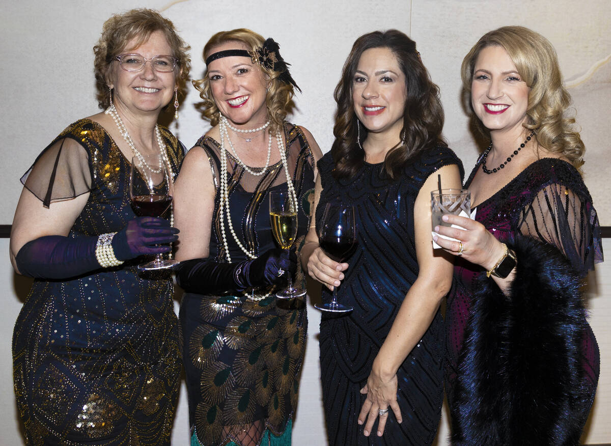Carol Stueve, left, Jennifer Mallinger-McCormick, Leigh-Anne Mateyka and Stacy Cook attend the ...