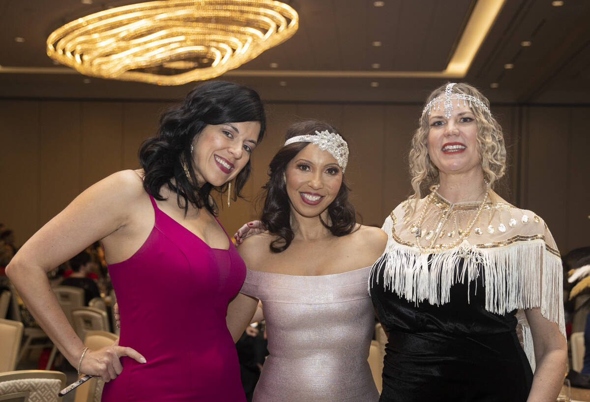 Lynn Wetzel, left, Chekesha Palermo and Steph Lowrey-Willson attend the 19th annual Junior Leag ...