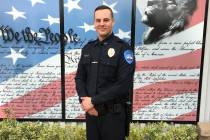 Edmonds, Washington, police officer Tyler Steffins was fatally stabbed on the Las Vegas Strip S ...