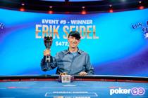 Erik Seidel defeated Phil Hellmuth to win a U.S. Poker Open event. Photo courtesy of U.S. Poker ...
