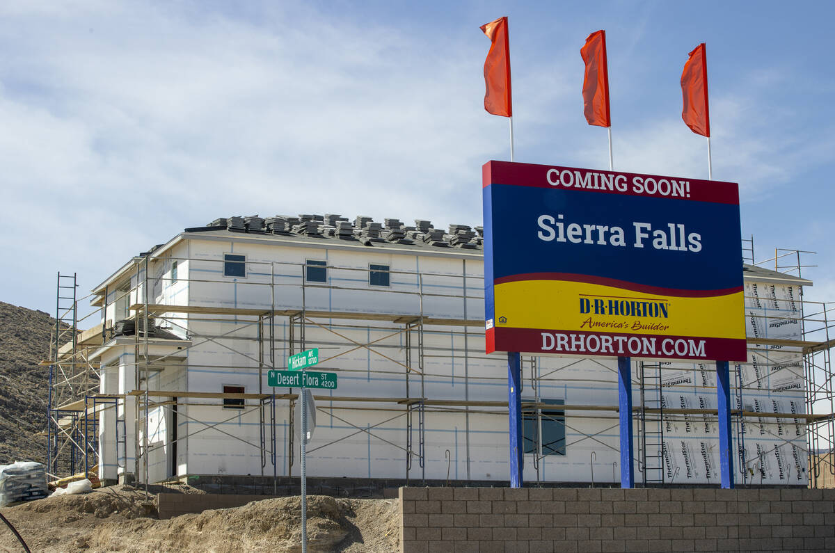 Sierra Falls new home construction will be coming soon on Wednesday, March 30, 2022, in Las Veg ...