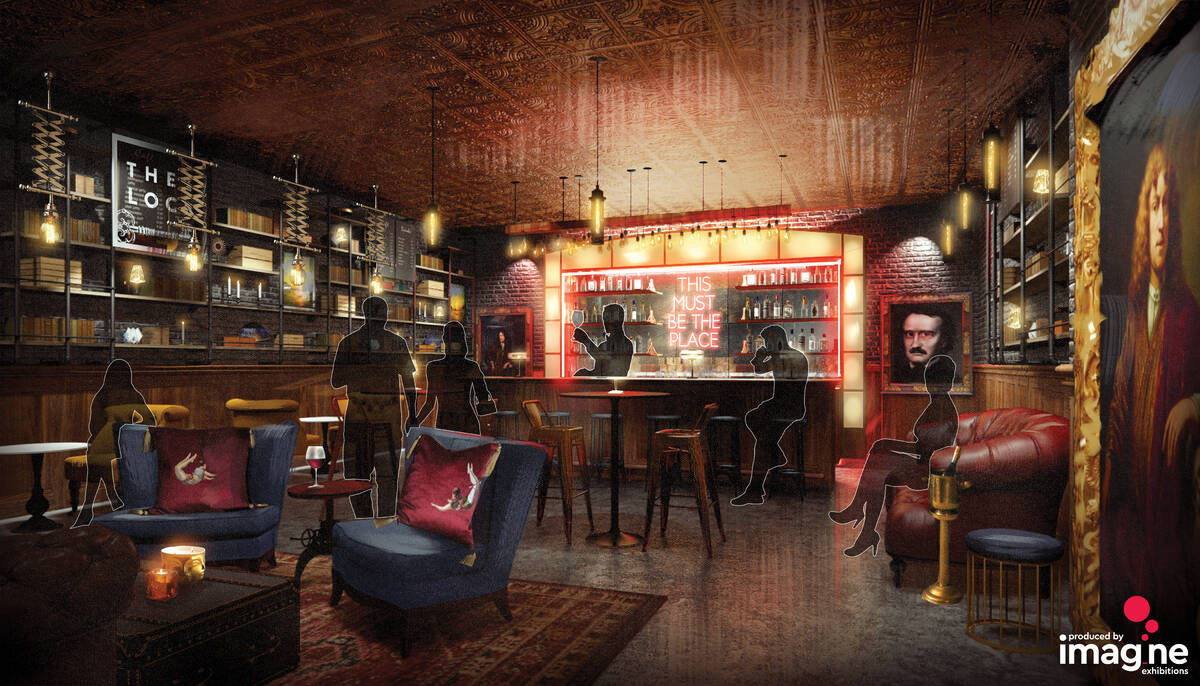 A rendering of The Lock, a small speakeasy lying behind a locked door in The Cabinet of Curiosi ...