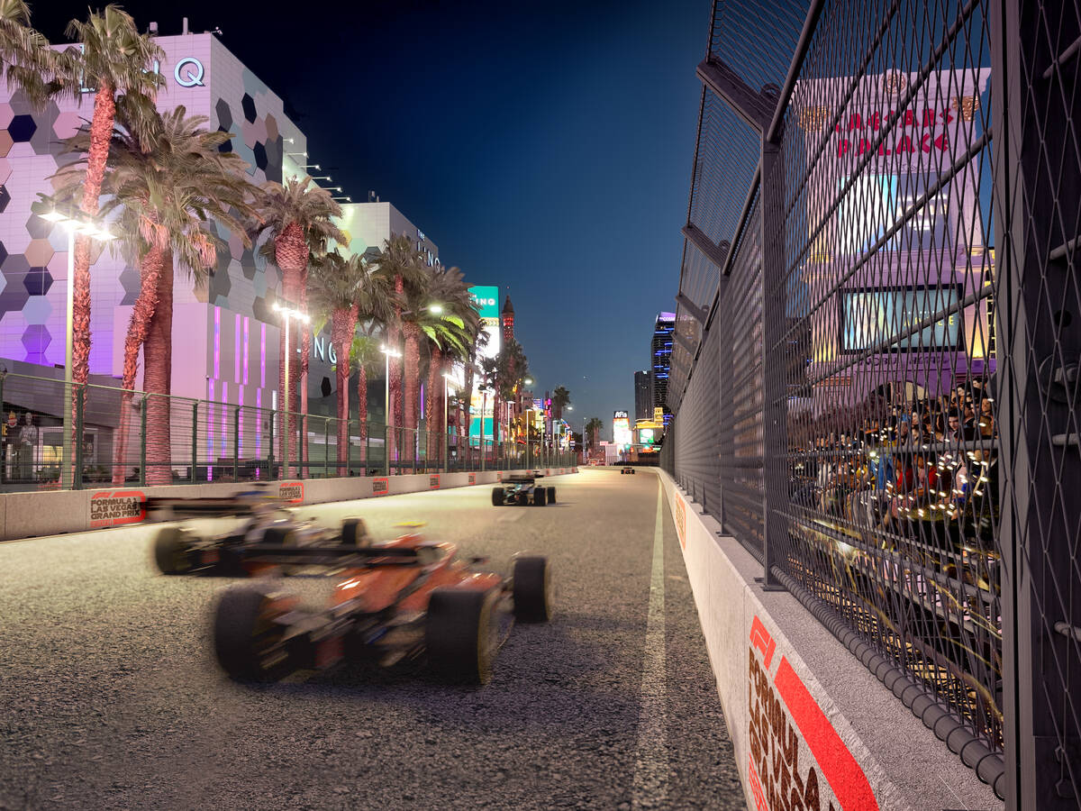 Las Vegas Grand Prix track, Circuit route and map