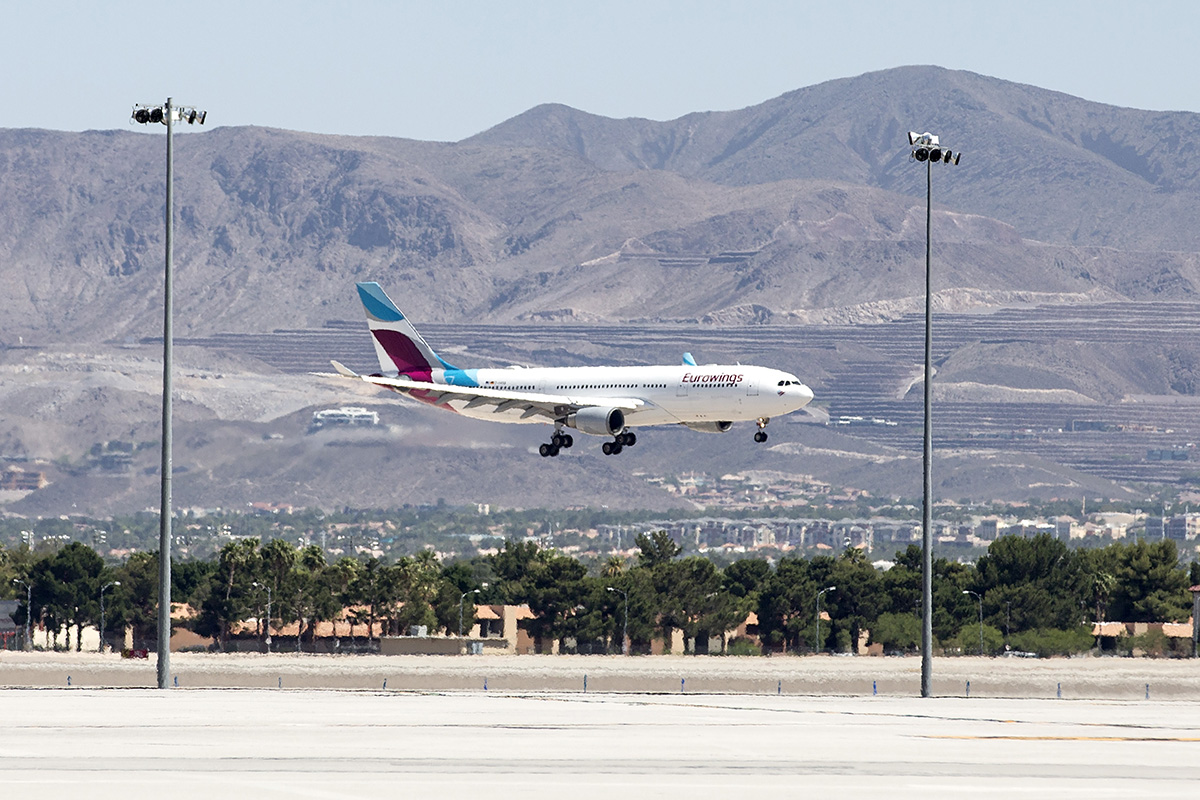 Penerbangan internasional di bandara Las Vegas dimulai dengan 3 opsi baru