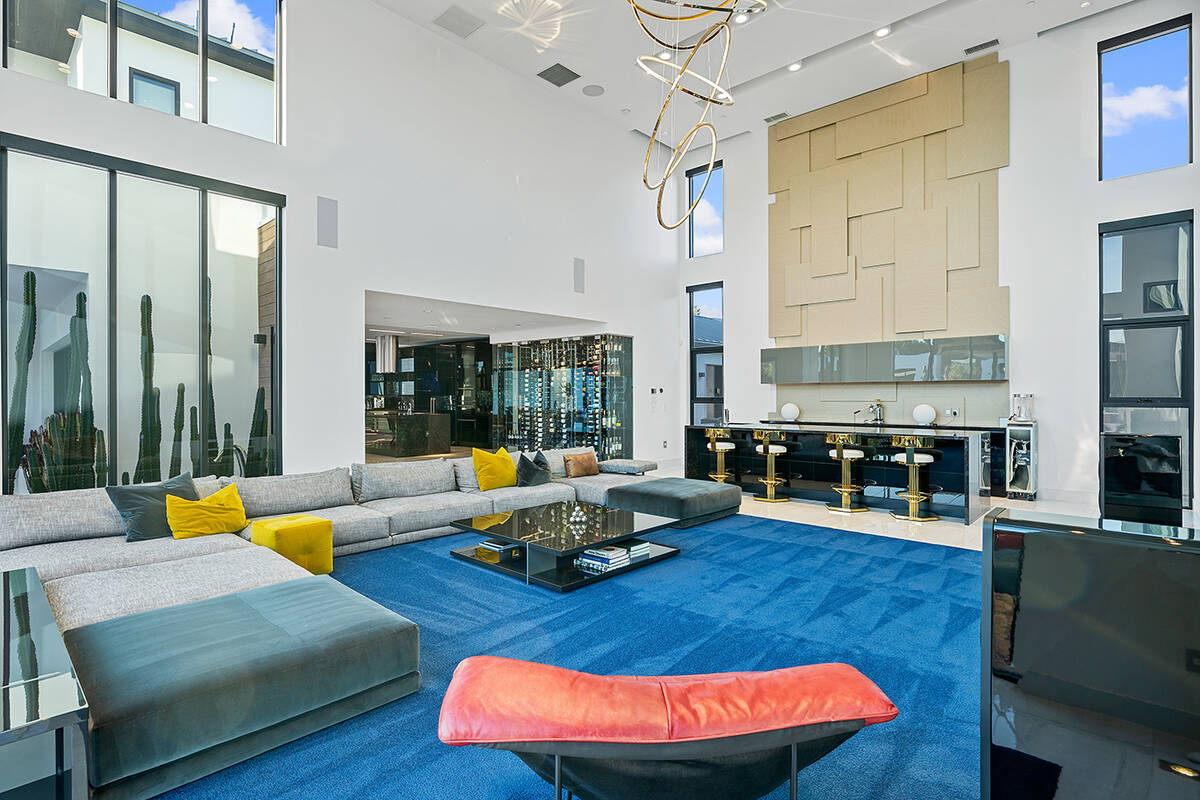 The living area features a bar. (Napoli Group)