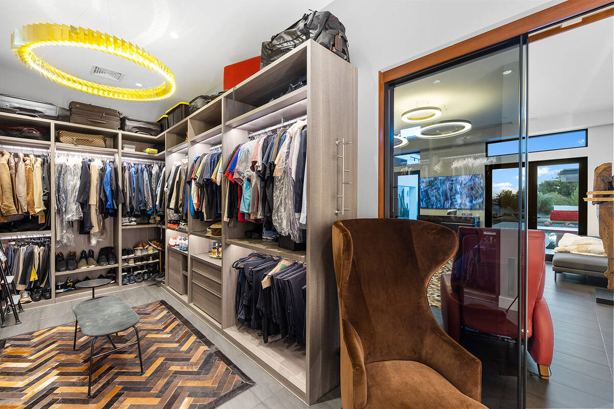 One of two master closets. (Napoli Group)