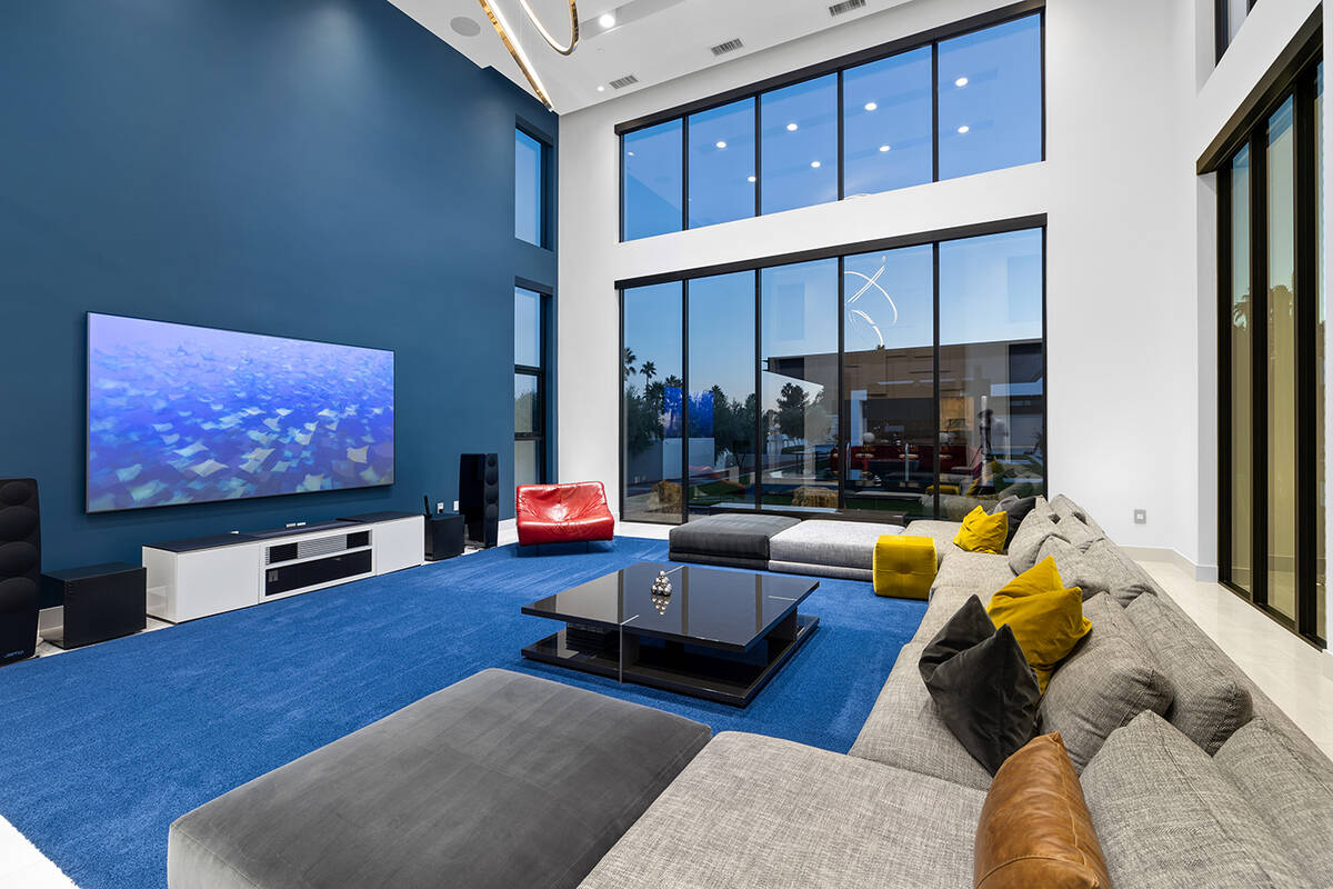 The great room/theater. (Napoli Group)