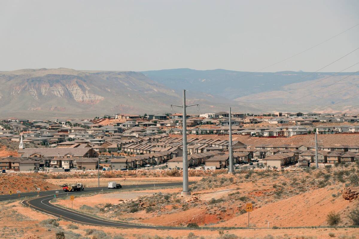 The Desert Canyon development is shown on Aug. 11, 2021, in St George, Utah. (Sean Hemmersmeier ...