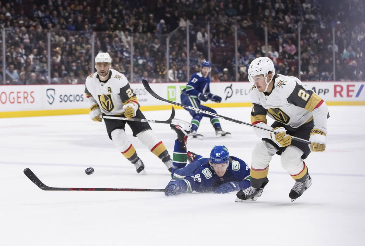 Golden Knights win 5th straight with OT victory over Canucks