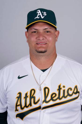 This is a 2022 photo of Chester Pimentel of the Oakland Athletics baseball team. This image ref ...