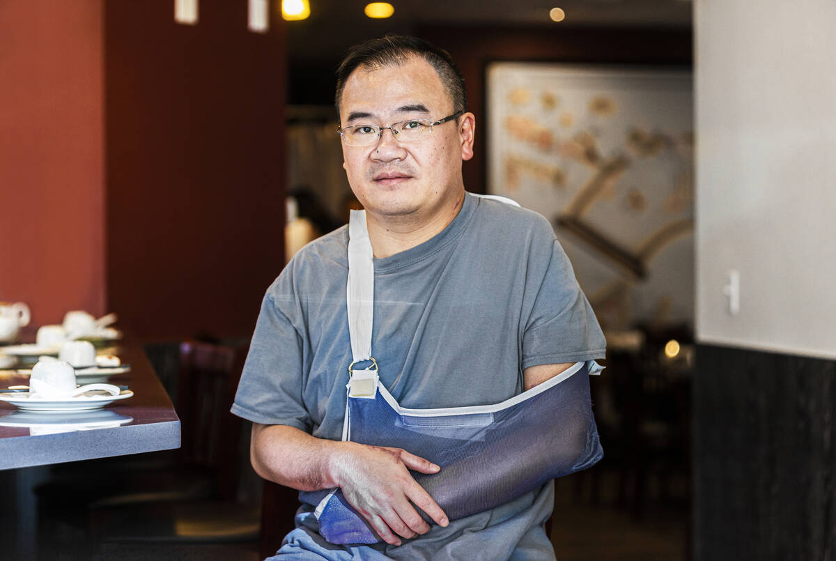 Shooting victim Chengyan Wang at Shanghai Taste restaurant on Tuesday, April 5, 2022, in Las Ve ...
