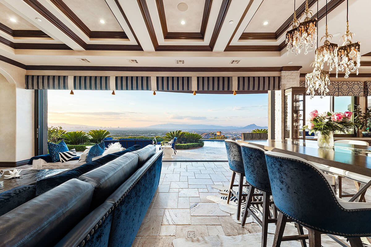 The 10,000-square-foot MacDonald Highlands mansion has indoor/outdoor living features. (Simply ...