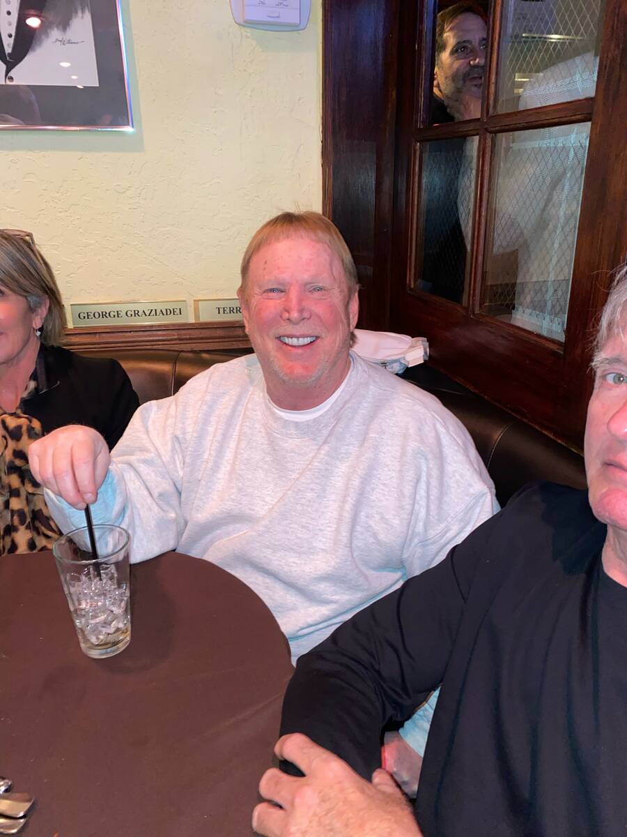 Raiders owner Mark Davis at Piero's celebration. (Piero's)