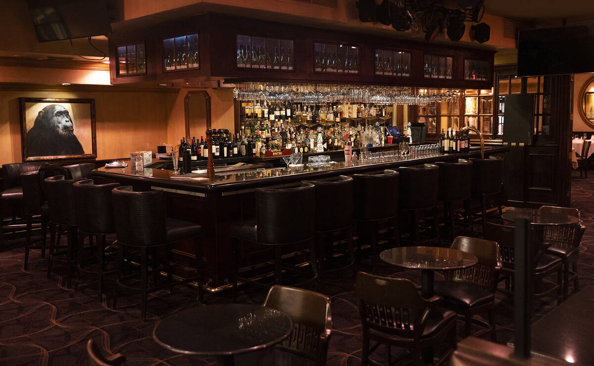 The Monkey Bar at Piero's Italian Cuisine on Thursday, April 7, 2022, in Las Vegas. (Benjamin H ...