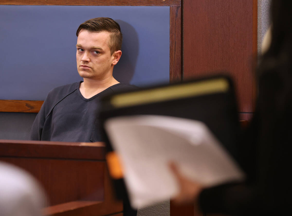 Brandon Toseland appears in court at the Regional Justice Center in Las Vegas on Thursday, Apri ...