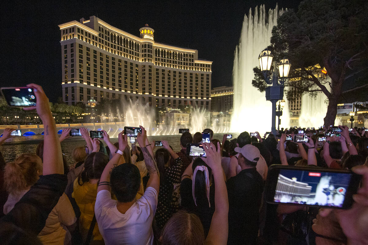 BTS featured at Bellagio fountains show