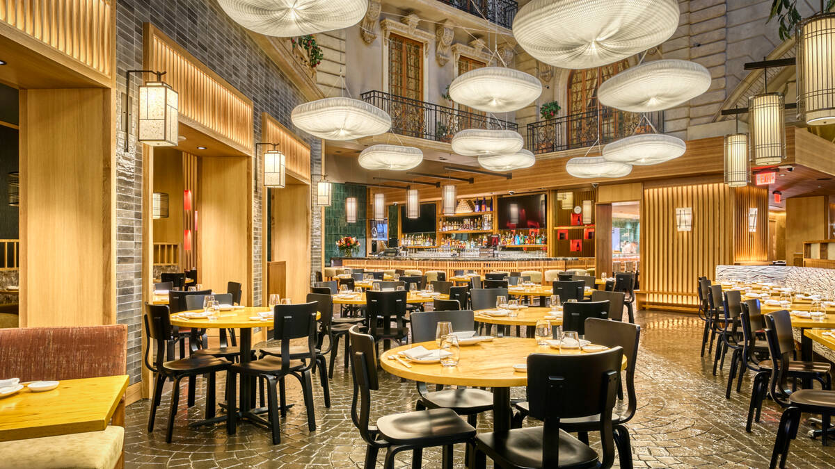 The new Nobu in Paris Las Vegas features natural woods, 140 seats and modern Japanese cooking f ...