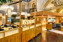 The entrance to the new Nobu at Paris Las Vegas on the Las Vegas Strip. The first Nobu on the S ...