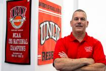 Shawn Gerstenberger, a dean of the School of Public Health at UNLV, poses for a photo on Friday ...